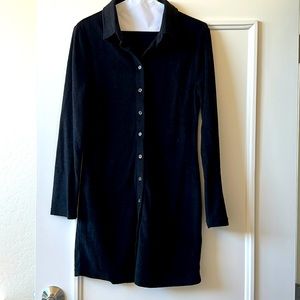 Dandy Del Mar Terry Cloth Shirt Dress